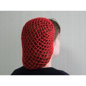Red hair snood